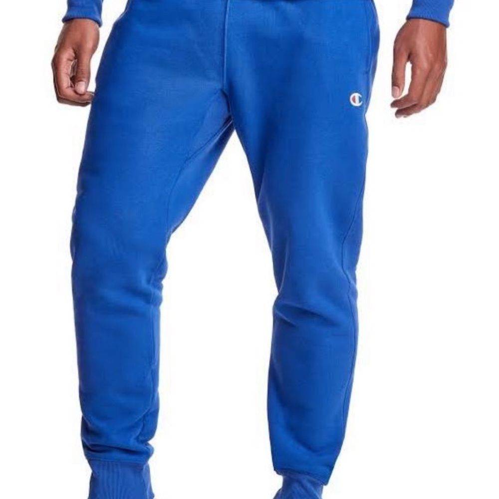 Champion Men's Blue Joggers Sweatpant Athleisure Streetwear Gym Size M